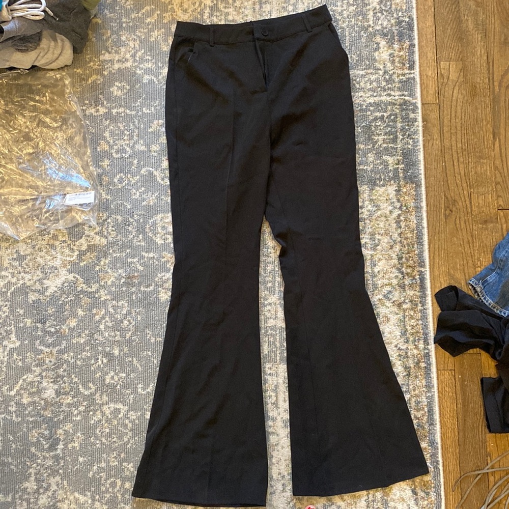 Nasty gal Tailored Highwaisted black Flared Pants